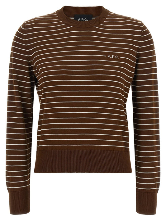 A.P.C. Brown Cotton Cardigan - HBPS Beauty & Fashion