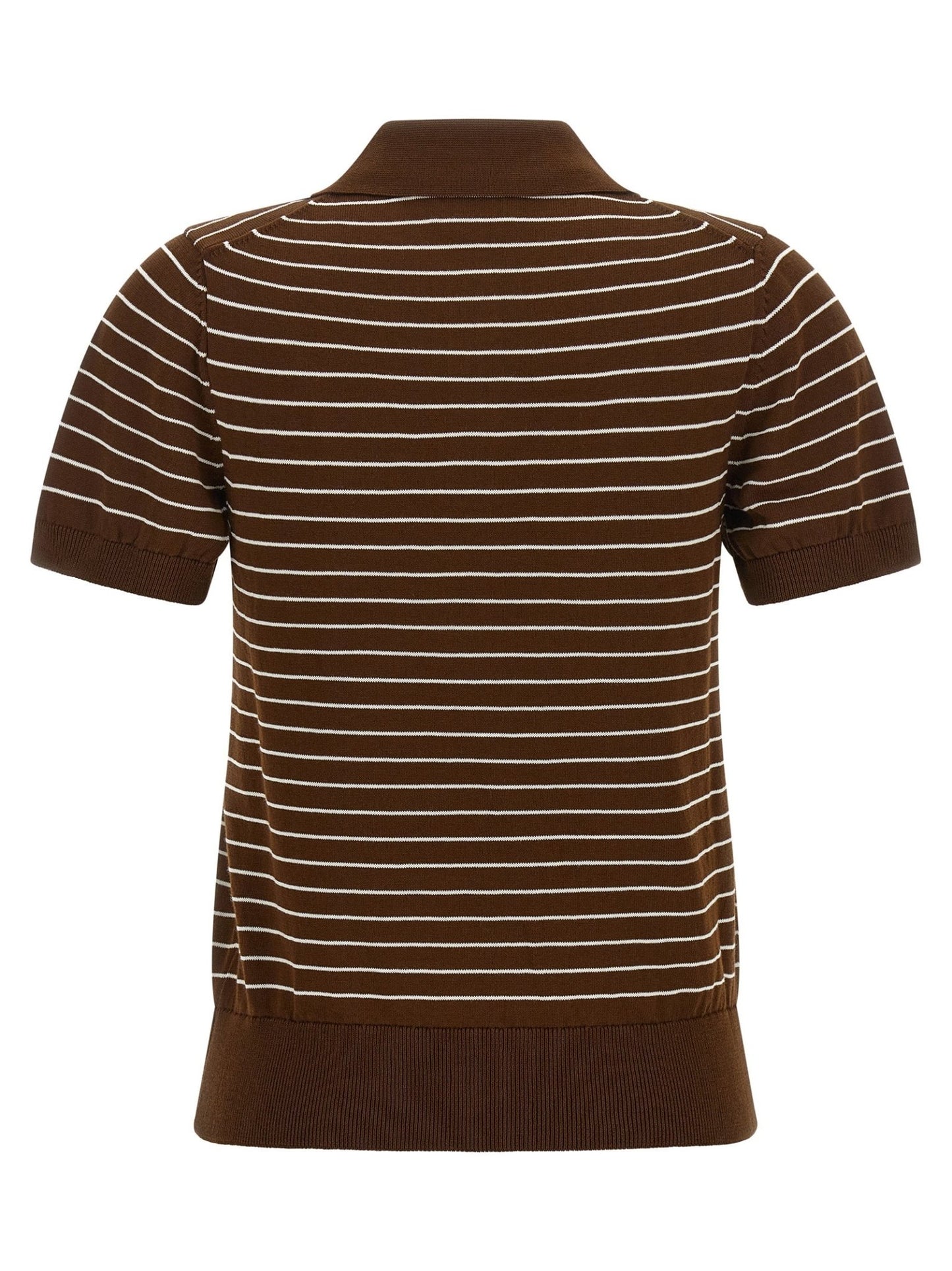 A.P.C. Brown Cotton Polo Shirt - HBPS Beauty & Fashion