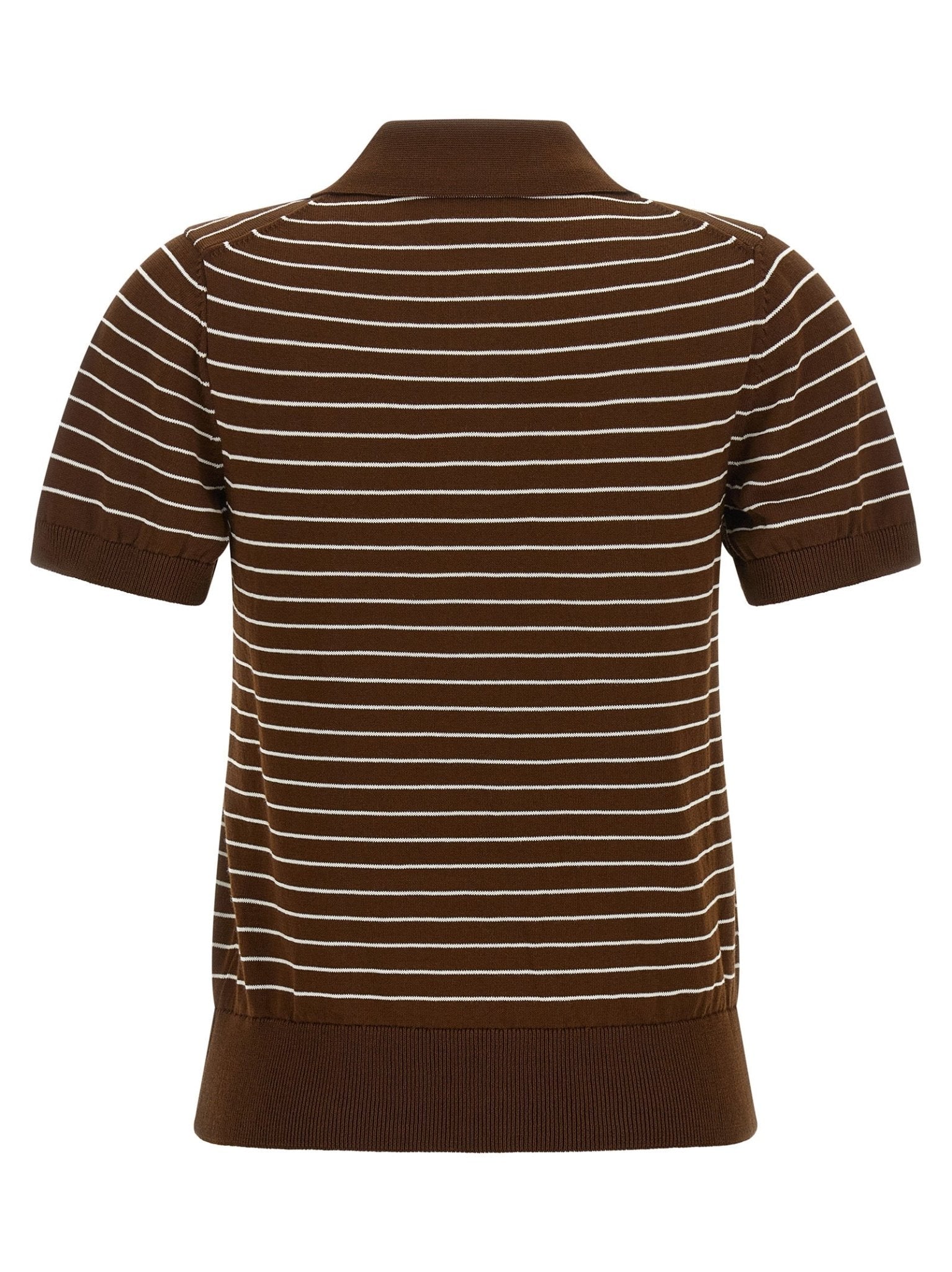 A.P.C. Brown Cotton Polo Shirt - HBPS Beauty & Fashion