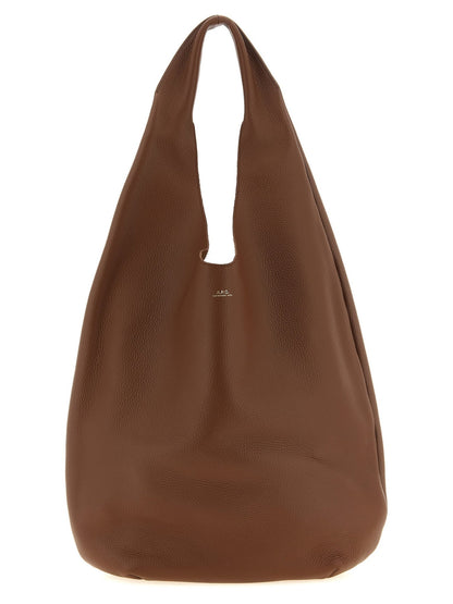A.P.C. Brown Cowhide Shoulder Bag - HBPS Beauty & Fashion