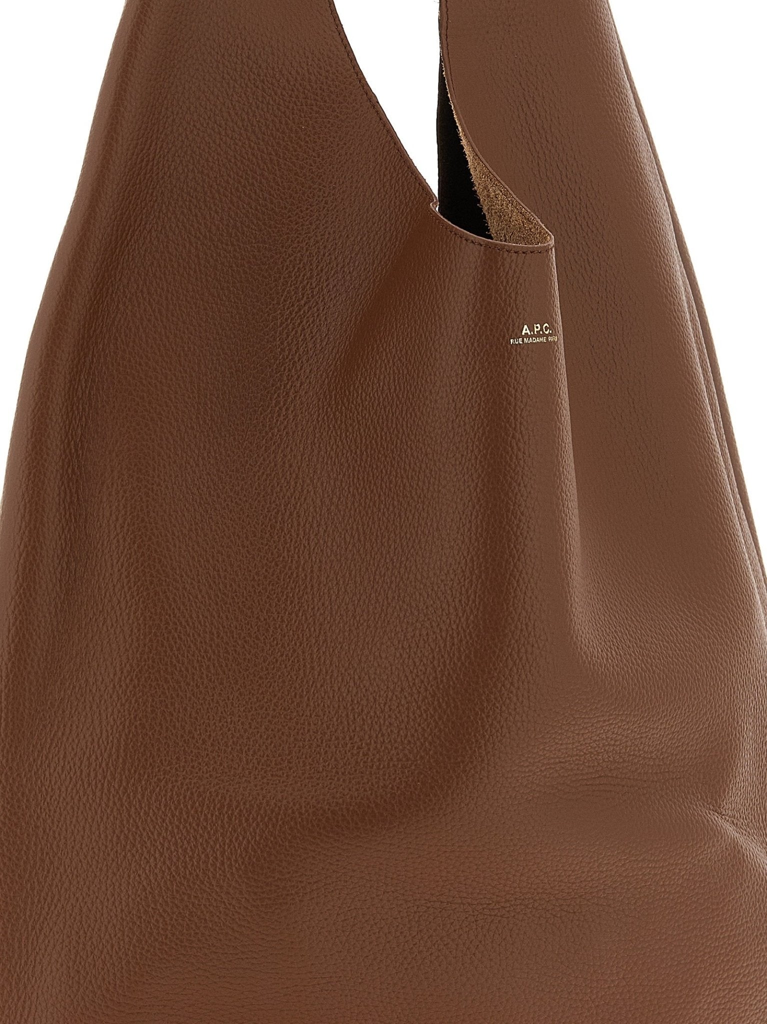 A.P.C. Brown Cowhide Shoulder Bag - HBPS Beauty & Fashion