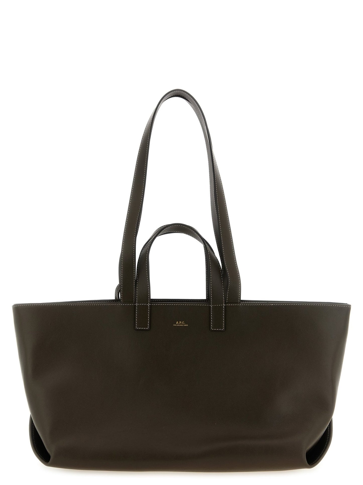 A.P.C. Brown Cowhide Tote Bag - HBPS Beauty & Fashion