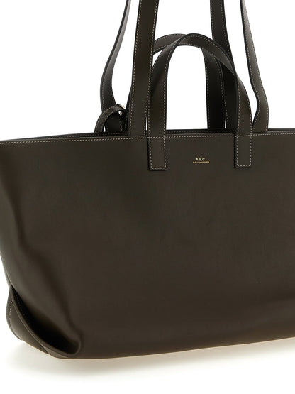 A.P.C. Brown Cowhide Tote Bag - HBPS Beauty & Fashion