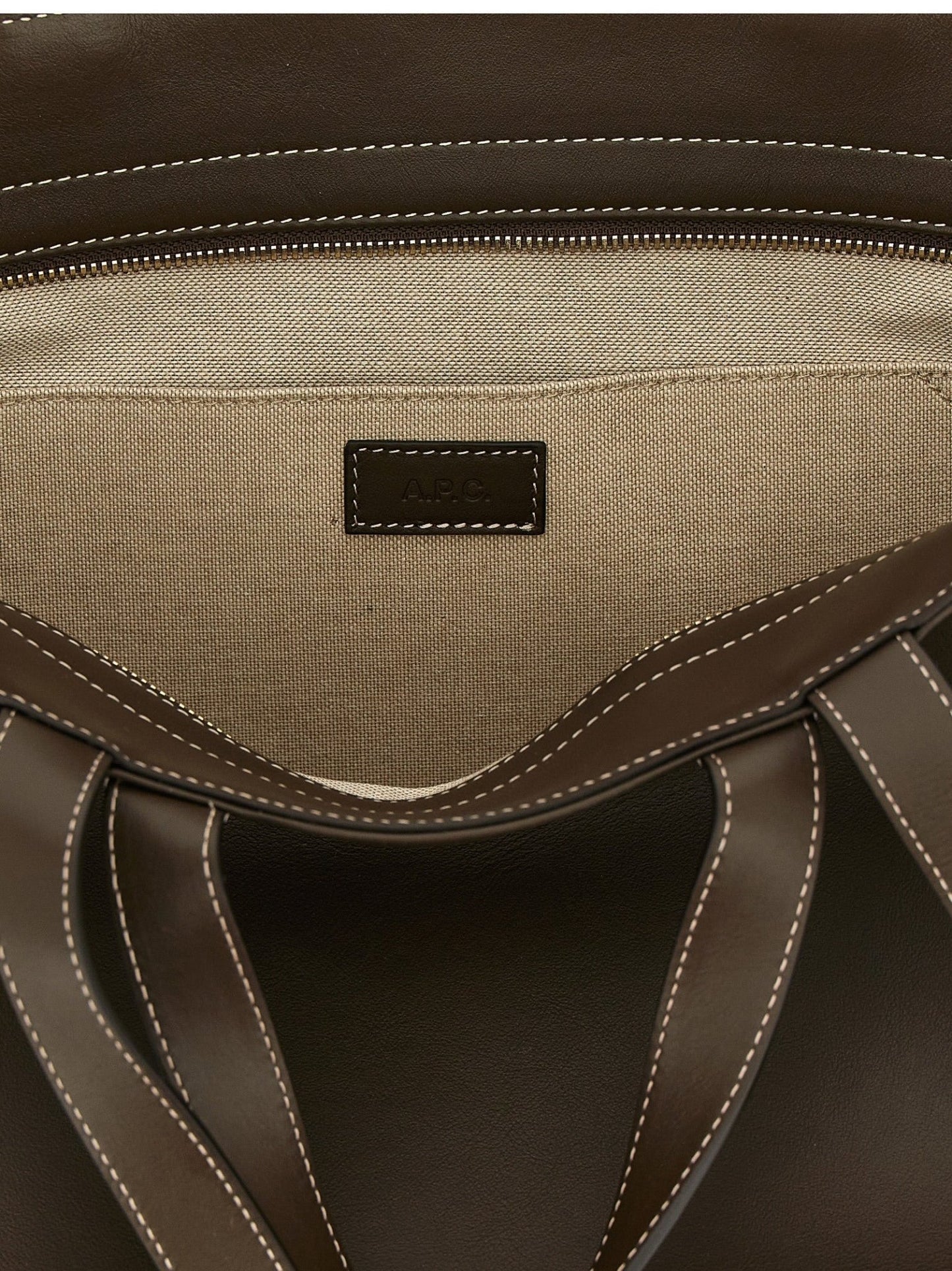 A.P.C. Brown Cowhide Tote Bag - HBPS Beauty & Fashion