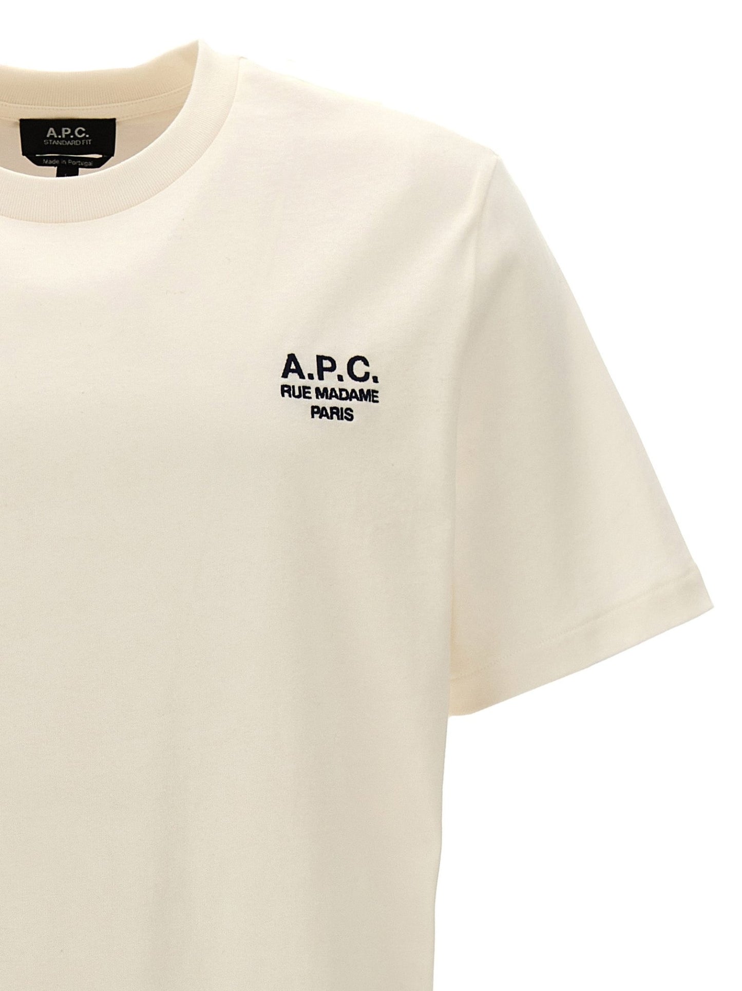 A.P.C. White Cotton T-Shirt - HBPS Beauty & Fashion