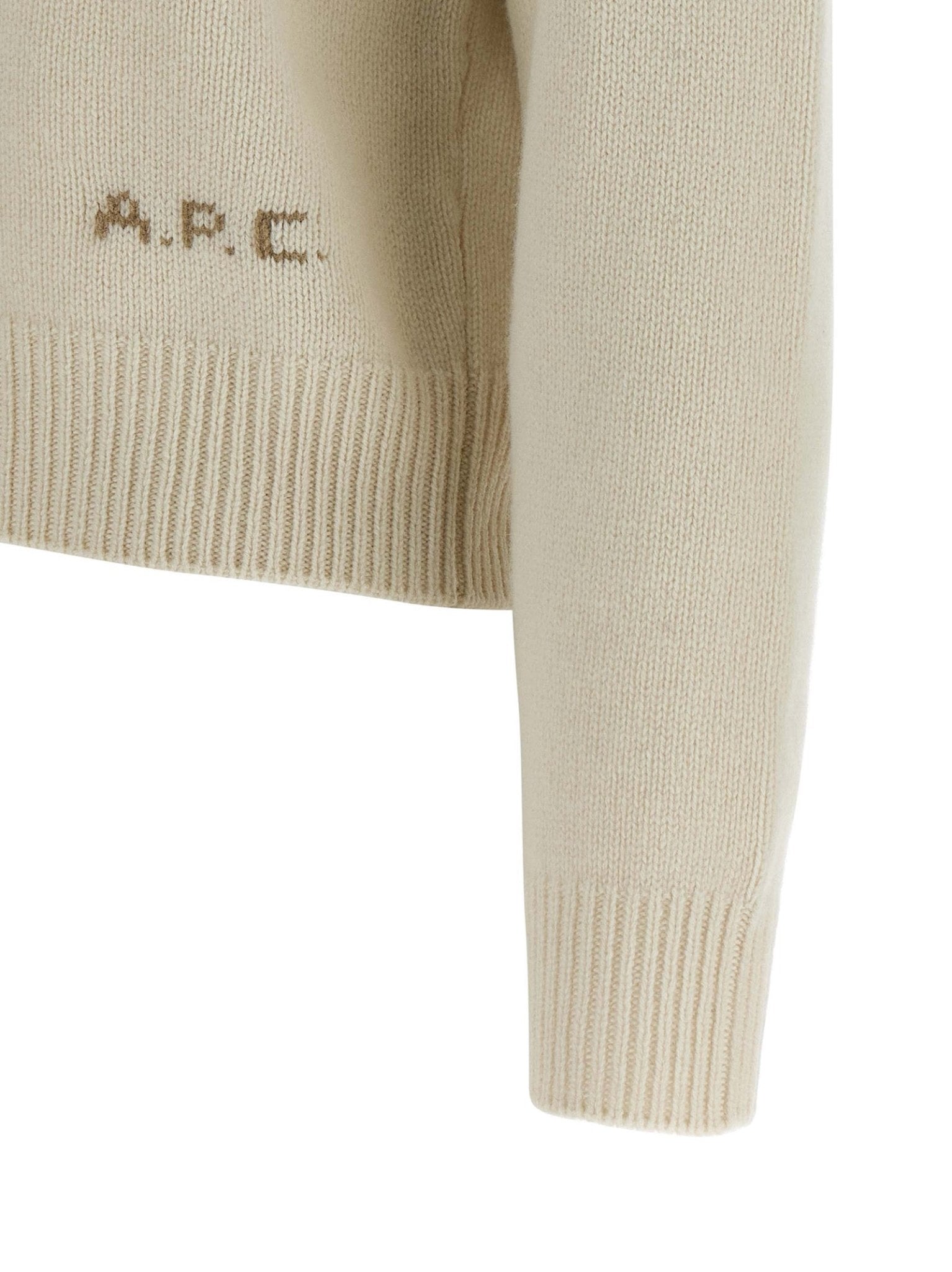 A.P.C. White Wool Cardigan - HBPS Beauty & Fashion