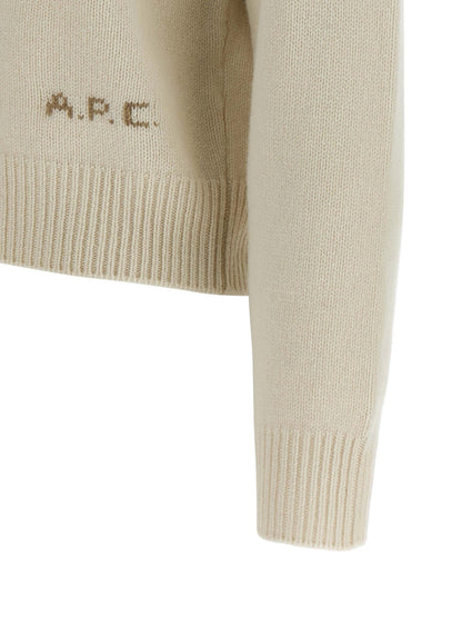 A.P.C. White Wool Cardigan - HBPS Beauty & Fashion