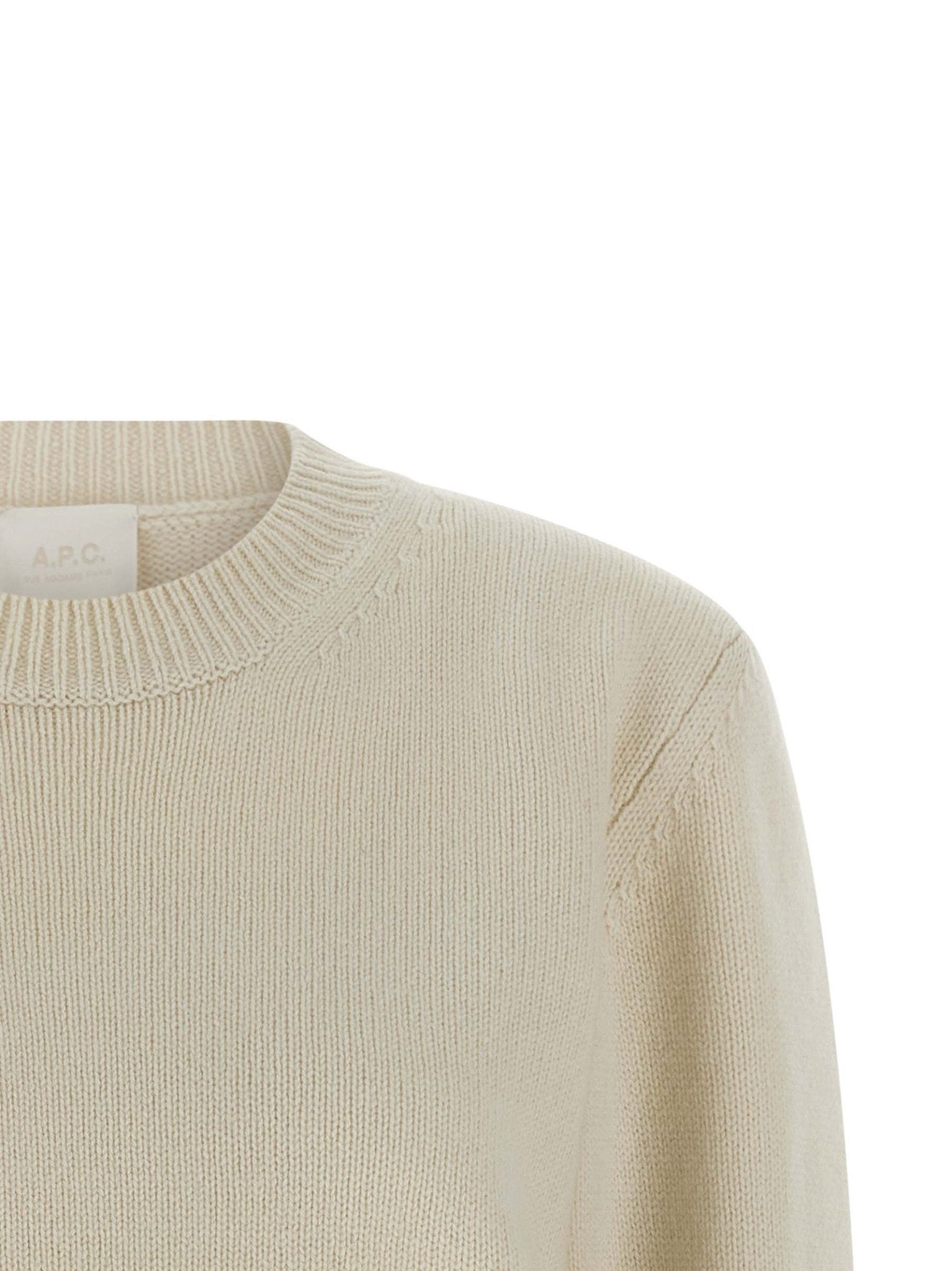 A.P.C. White Wool Cardigan - HBPS Beauty & Fashion