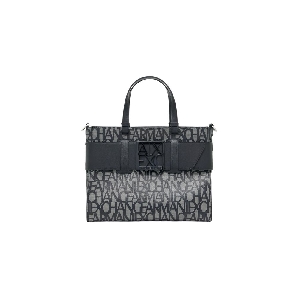 Armani Exchange Black Cotton Handbag - HBPS Beauty & Fashion