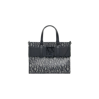 Armani Exchange Black Cotton Handbag - HBPS Beauty & Fashion