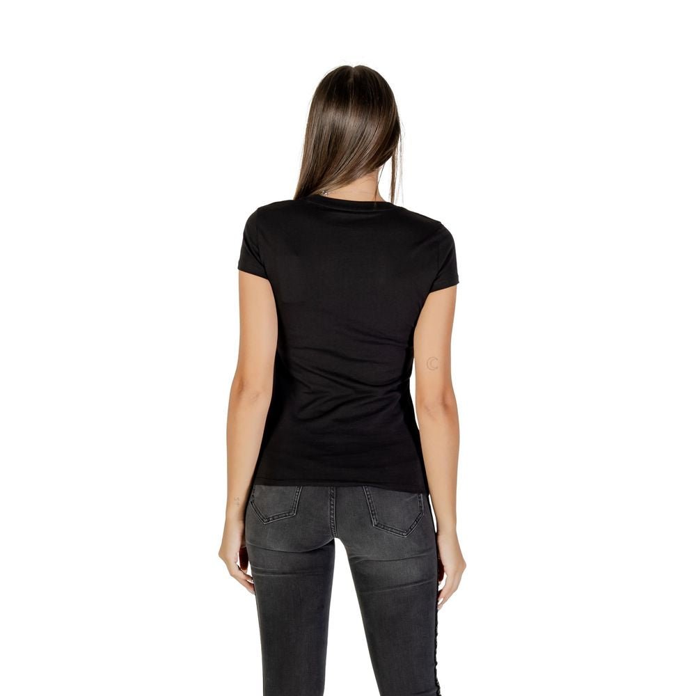 Armani Exchange Black Cotton T-Shirt - HBPS Beauty & Fashion