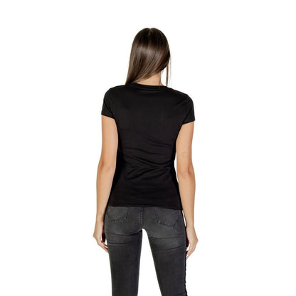 Armani Exchange Black Cotton T-Shirt - HBPS Beauty & Fashion