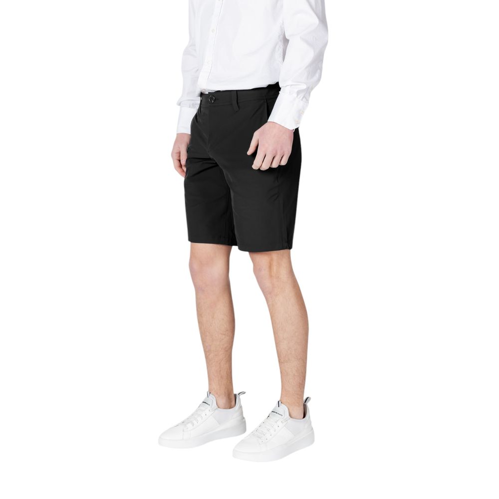 Armani Exchange Black Polyamide Bermuda Shorts - HBPS Beauty & Fashion
