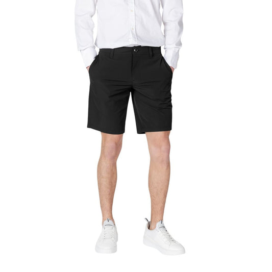 Armani Exchange Black Polyamide Bermuda Shorts - HBPS Beauty & Fashion
