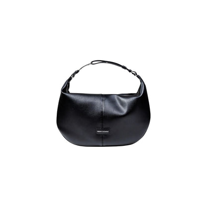 Armani Exchange Black Polyester Handbag - HBPS Beauty & Fashion