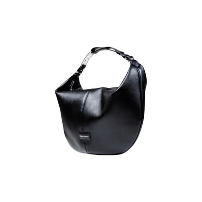 Armani Exchange Black Polyester Handbag - HBPS Beauty & Fashion