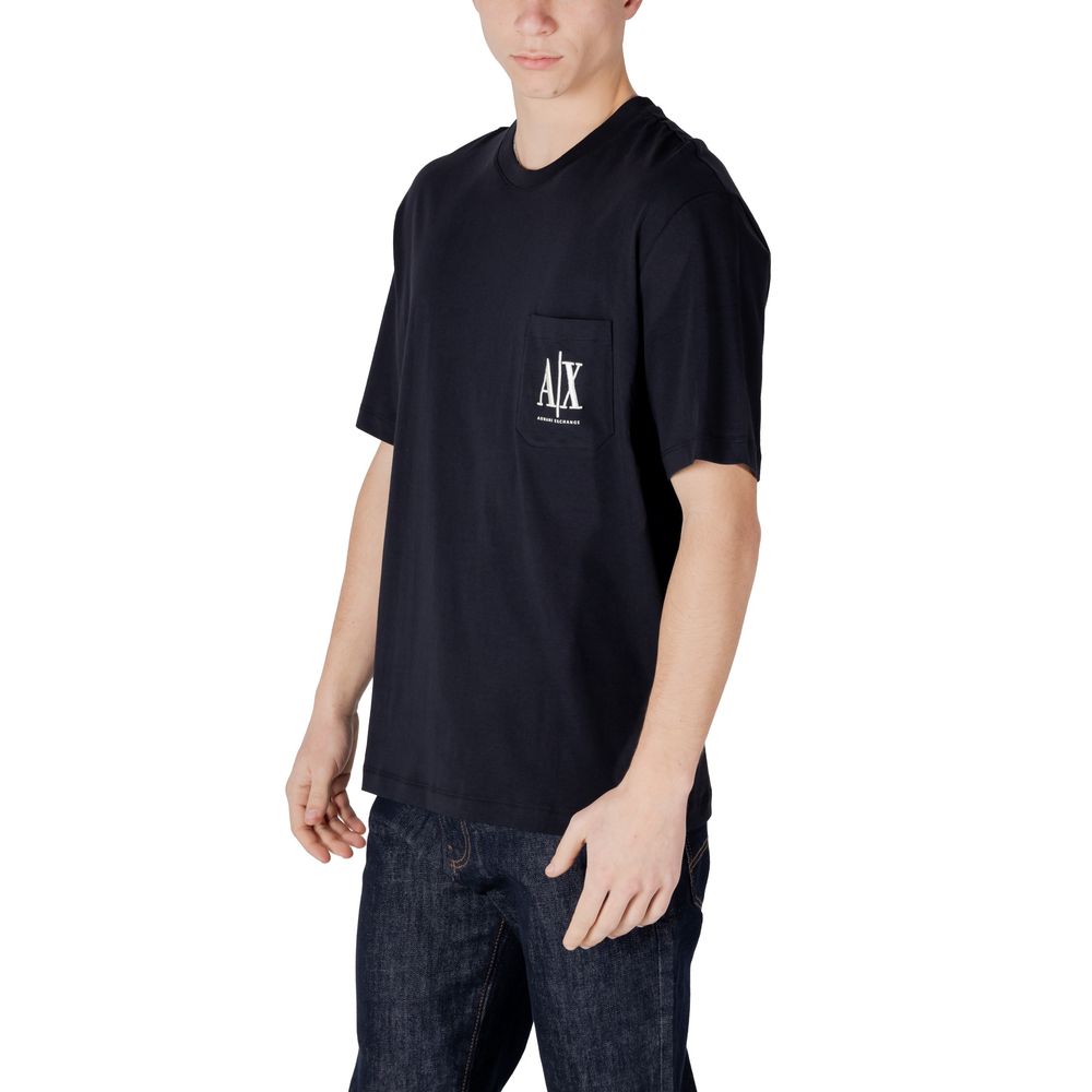 Armani Exchange Blue Cotton Sportswear - HBPS Beauty & Fashion