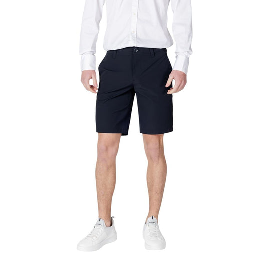 Armani Exchange Blue Polyamide Bermuda Shorts - HBPS Beauty & Fashion
