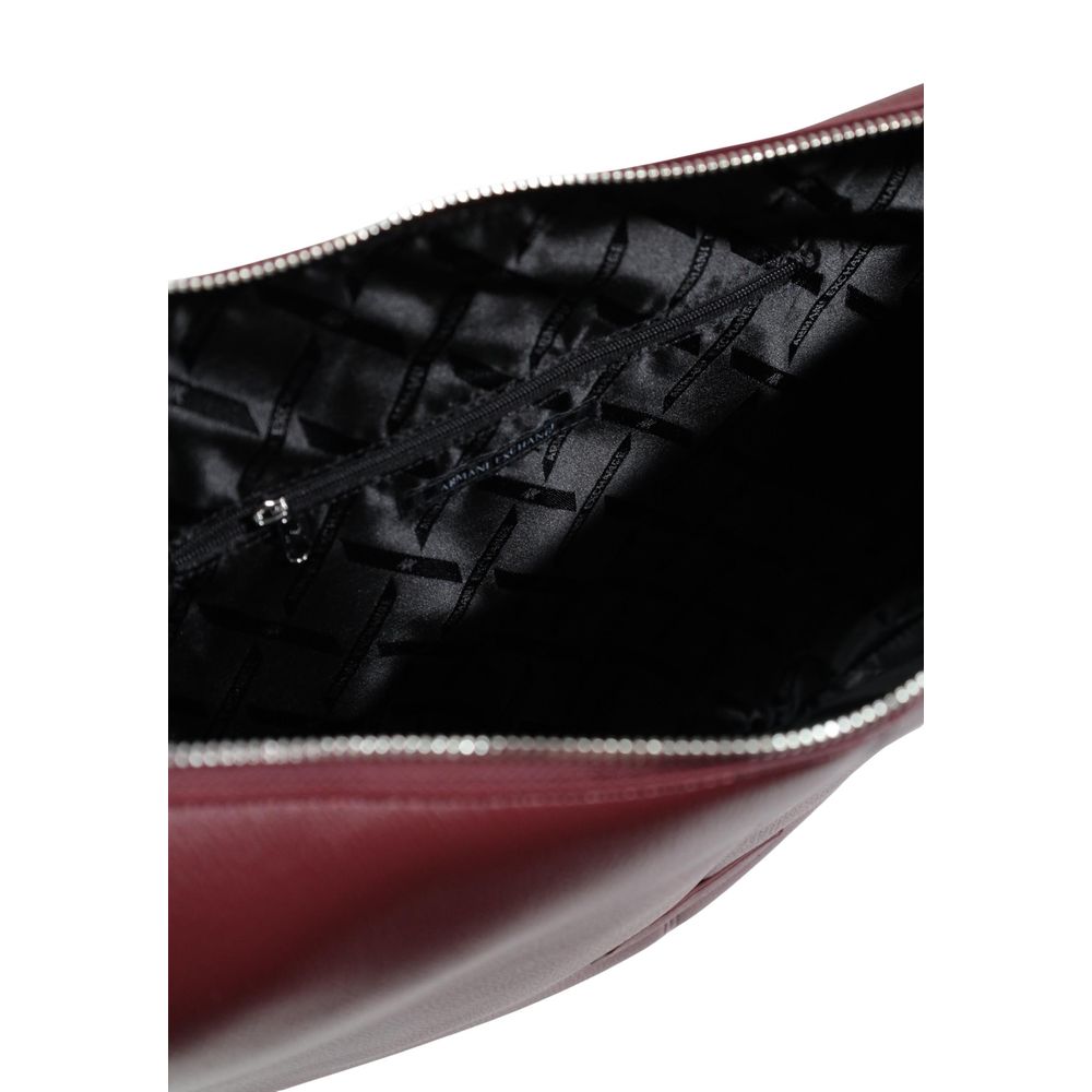 Armani Exchange Bordeaux Polyester Handbag - HBPS Beauty & Fashion