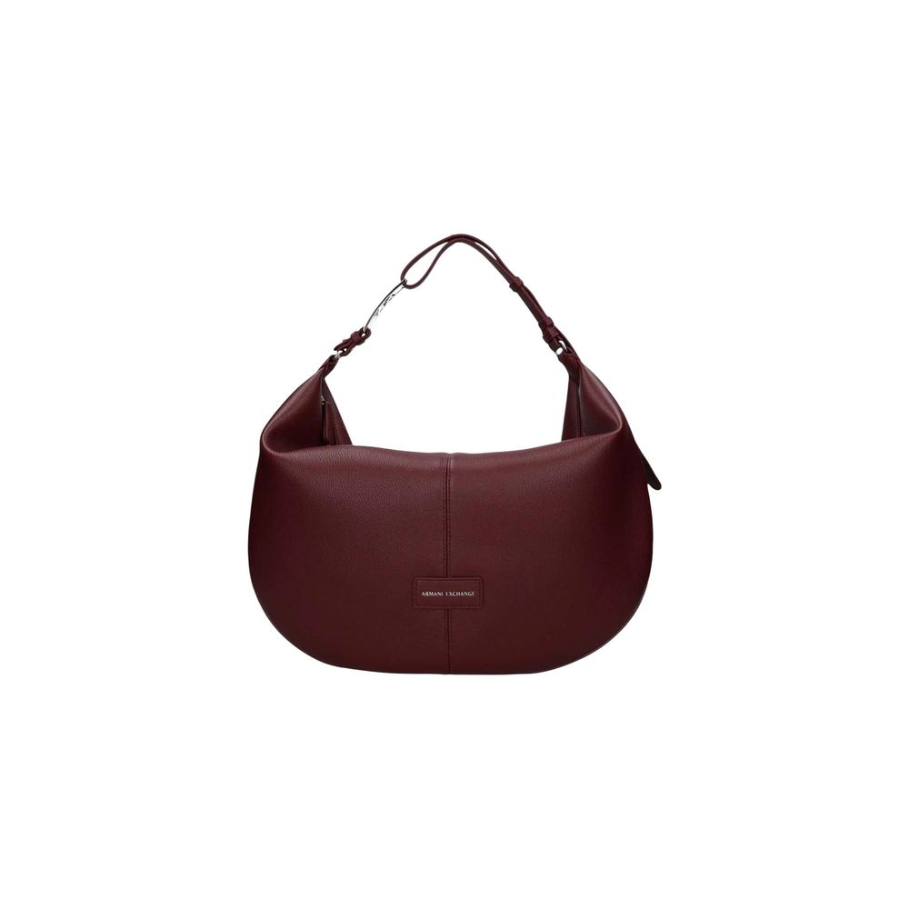 Armani Exchange Bordeaux Polyester Handbag - HBPS Beauty & Fashion