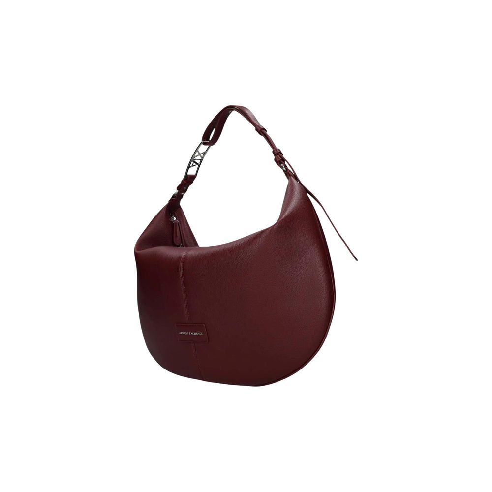 Armani Exchange Bordeaux Polyester Handbag - HBPS Beauty & Fashion