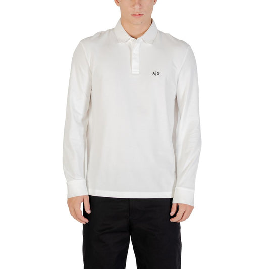 Armani Exchange Cream Cotton Long Sleeve T-Shirt - HBPS Beauty & Fashion
