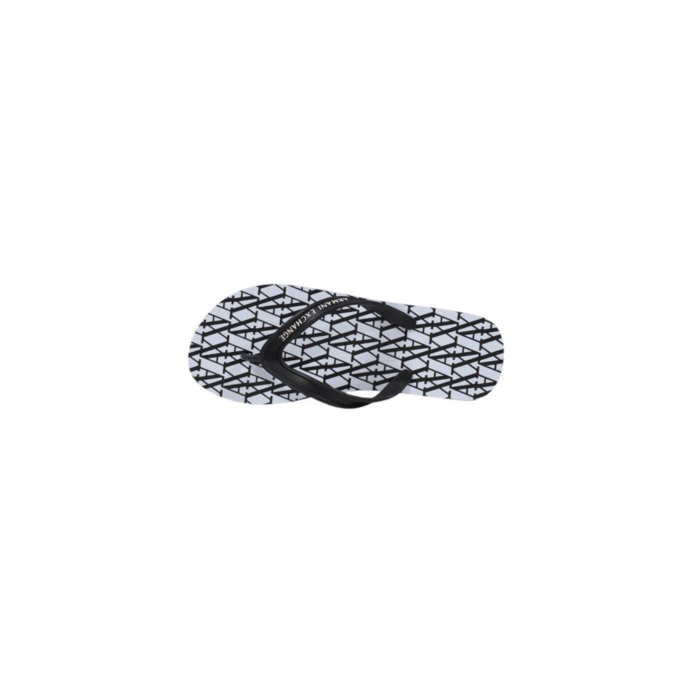 Armani Exchange White Rubber Flip-Flop Sandals - HBPS Beauty & Fashion