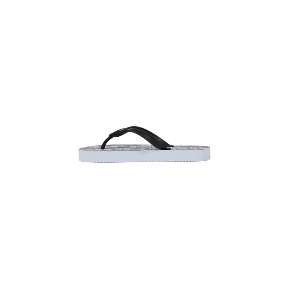 Armani Exchange White Rubber Flip-Flop Sandals - HBPS Beauty & Fashion