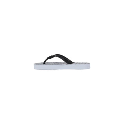 Armani Exchange White Rubber Flip-Flop Sandals - HBPS Beauty & Fashion