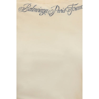 Balenciaga Beige Cotton T-Shirt - HBPS Beauty & Fashion