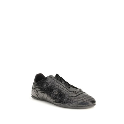 Balenciaga Black Calf Leather Bos Taurus Athletic Sneakers - HBPS Beauty & Fashion