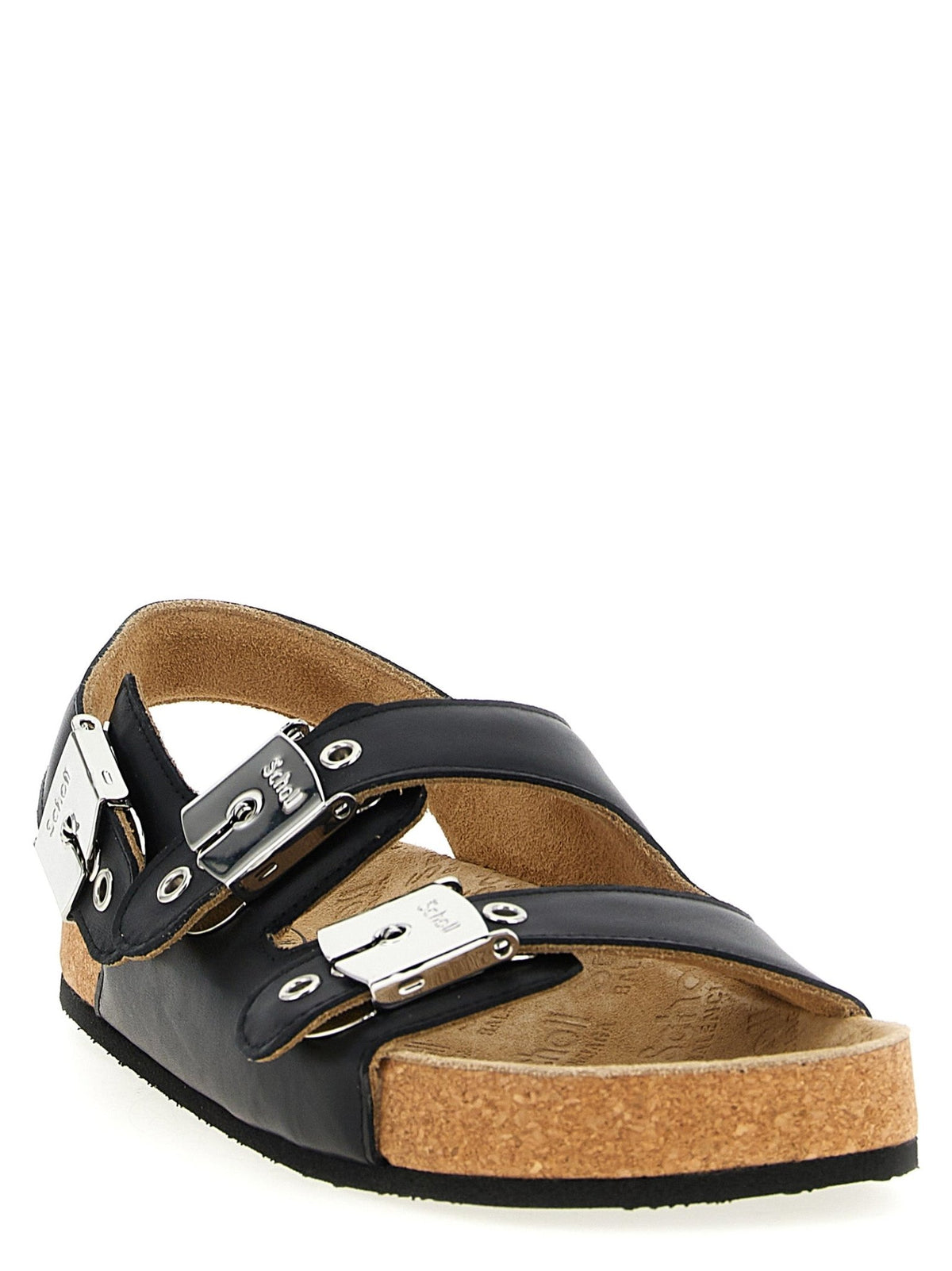Balenciaga Black Calfskin Flat Sandals - HBPS Beauty & Fashion