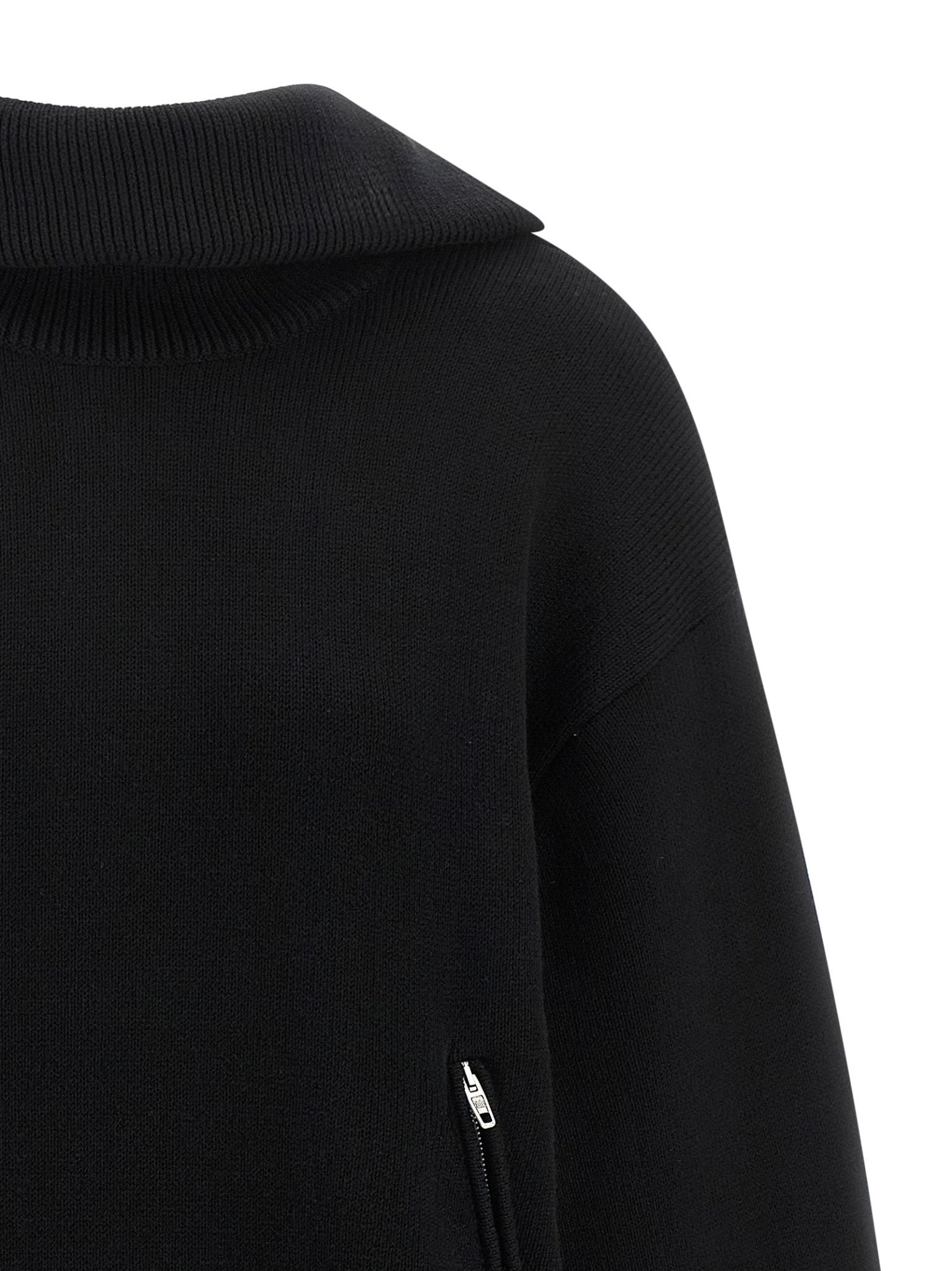 Balenciaga Black Cotton Cardigan - HBPS Beauty & Fashion