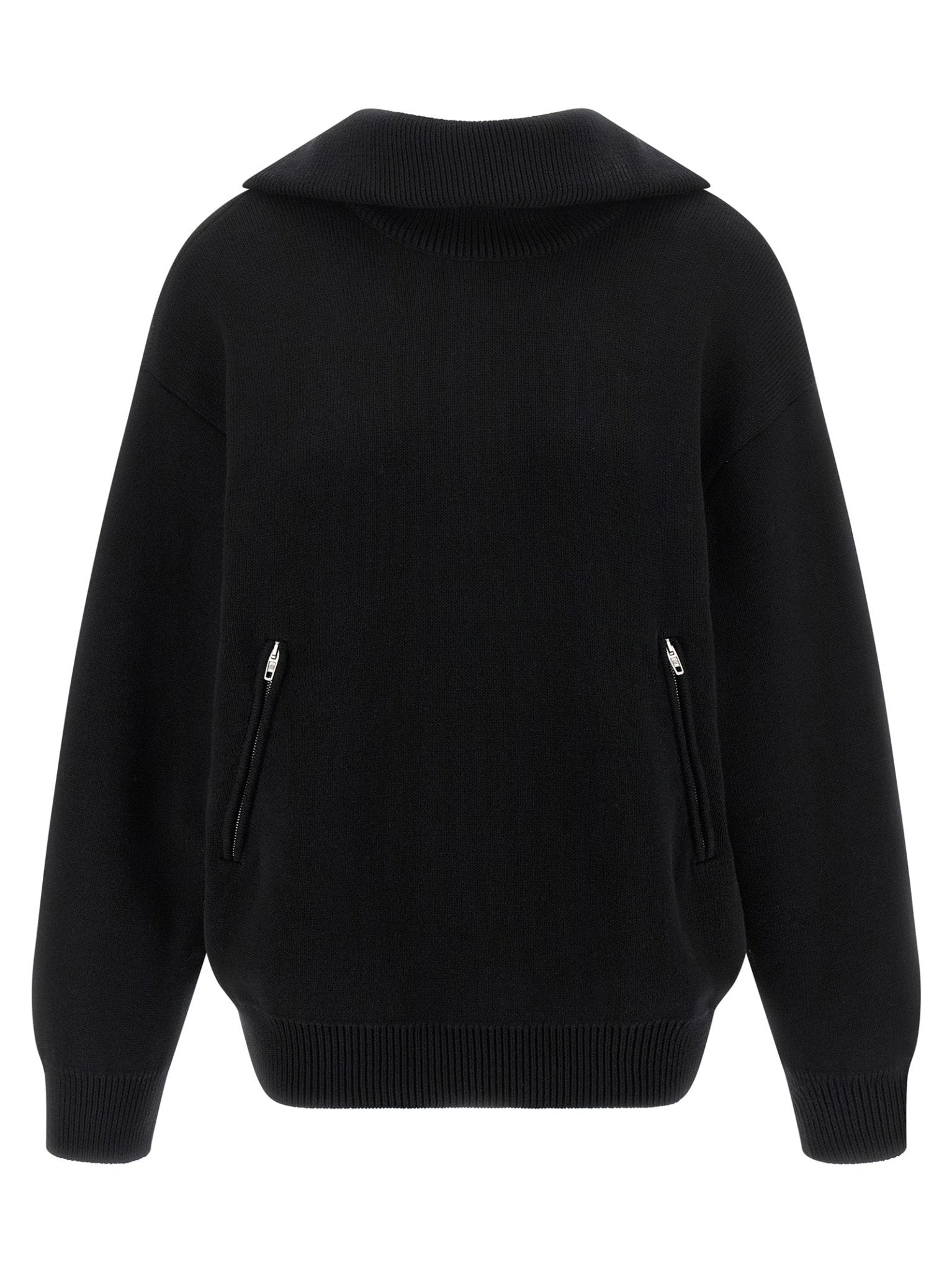 Balenciaga Black Cotton Cardigan - HBPS Beauty & Fashion