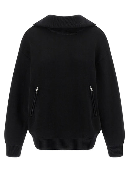 Balenciaga Black Cotton Cardigan - HBPS Beauty & Fashion