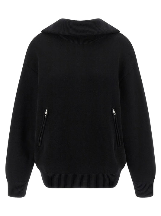 Balenciaga Black Cotton Cardigan - HBPS Beauty & Fashion