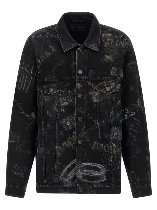 Balenciaga Black Cotton Denim Jacket - HBPS Beauty & Fashion