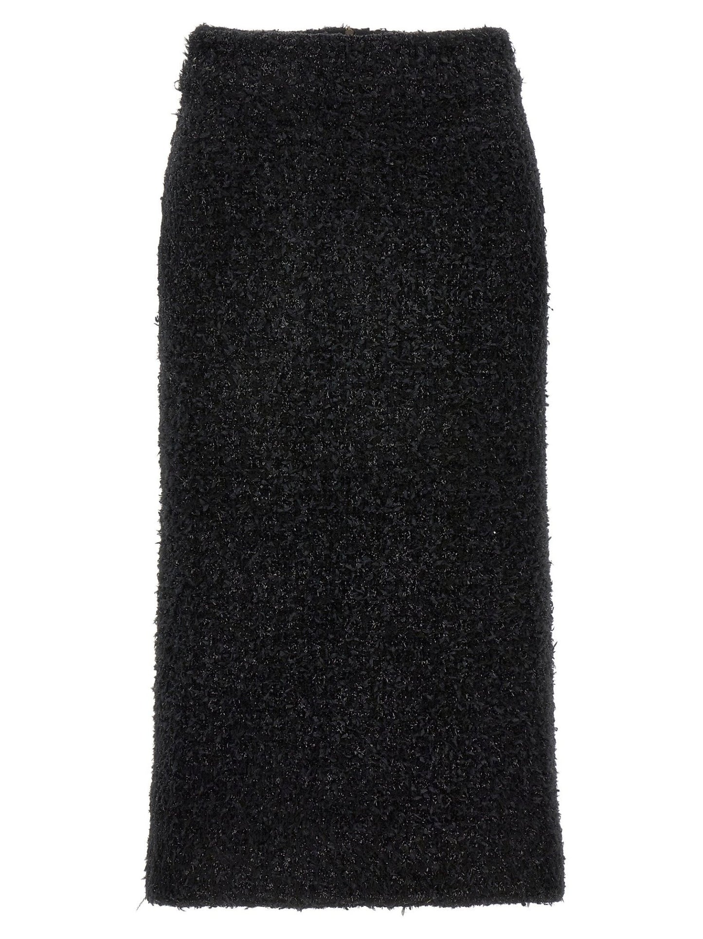 Balenciaga Black Cotton Midi Skirt - HBPS Beauty & Fashion