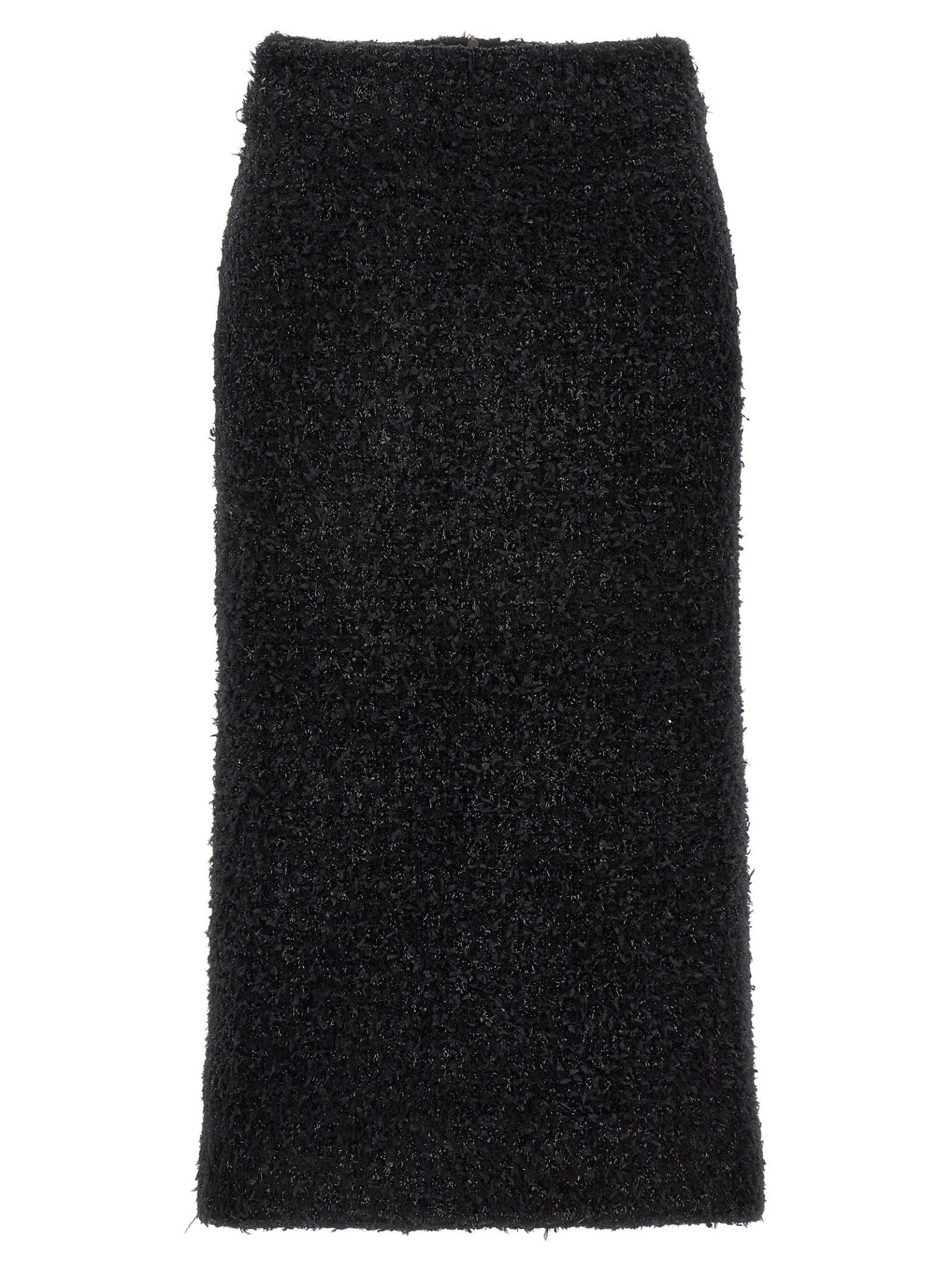 Balenciaga Black Cotton Midi Skirt - HBPS Beauty & Fashion