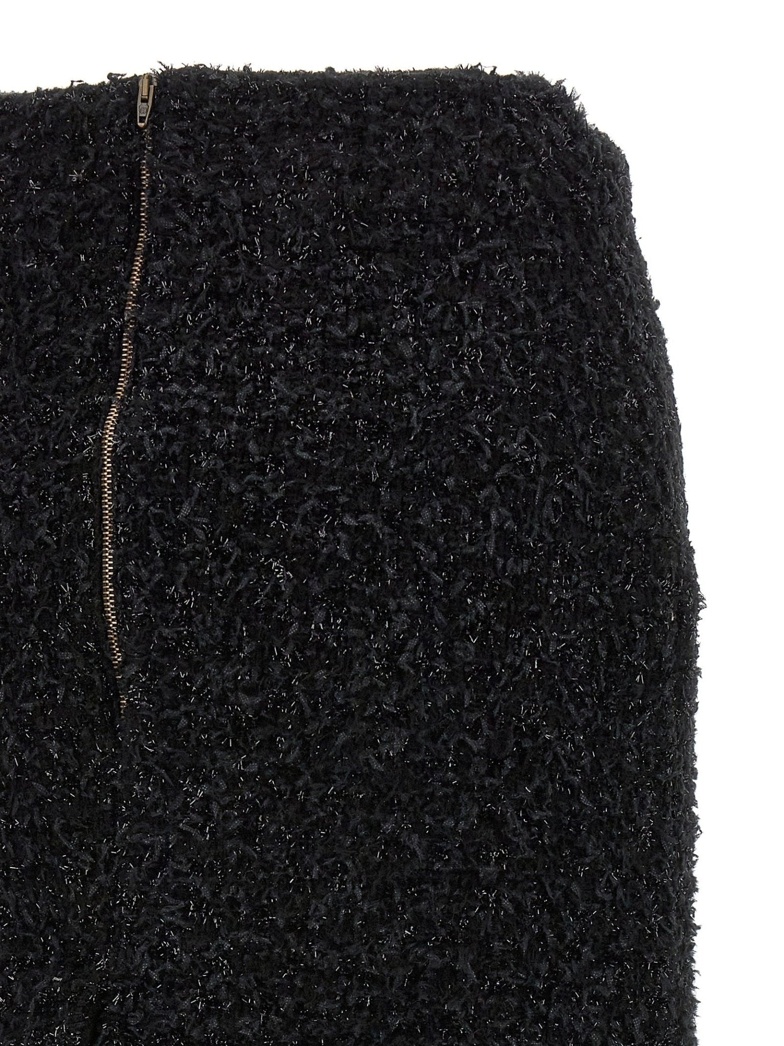 Balenciaga Black Cotton Midi Skirt - HBPS Beauty & Fashion