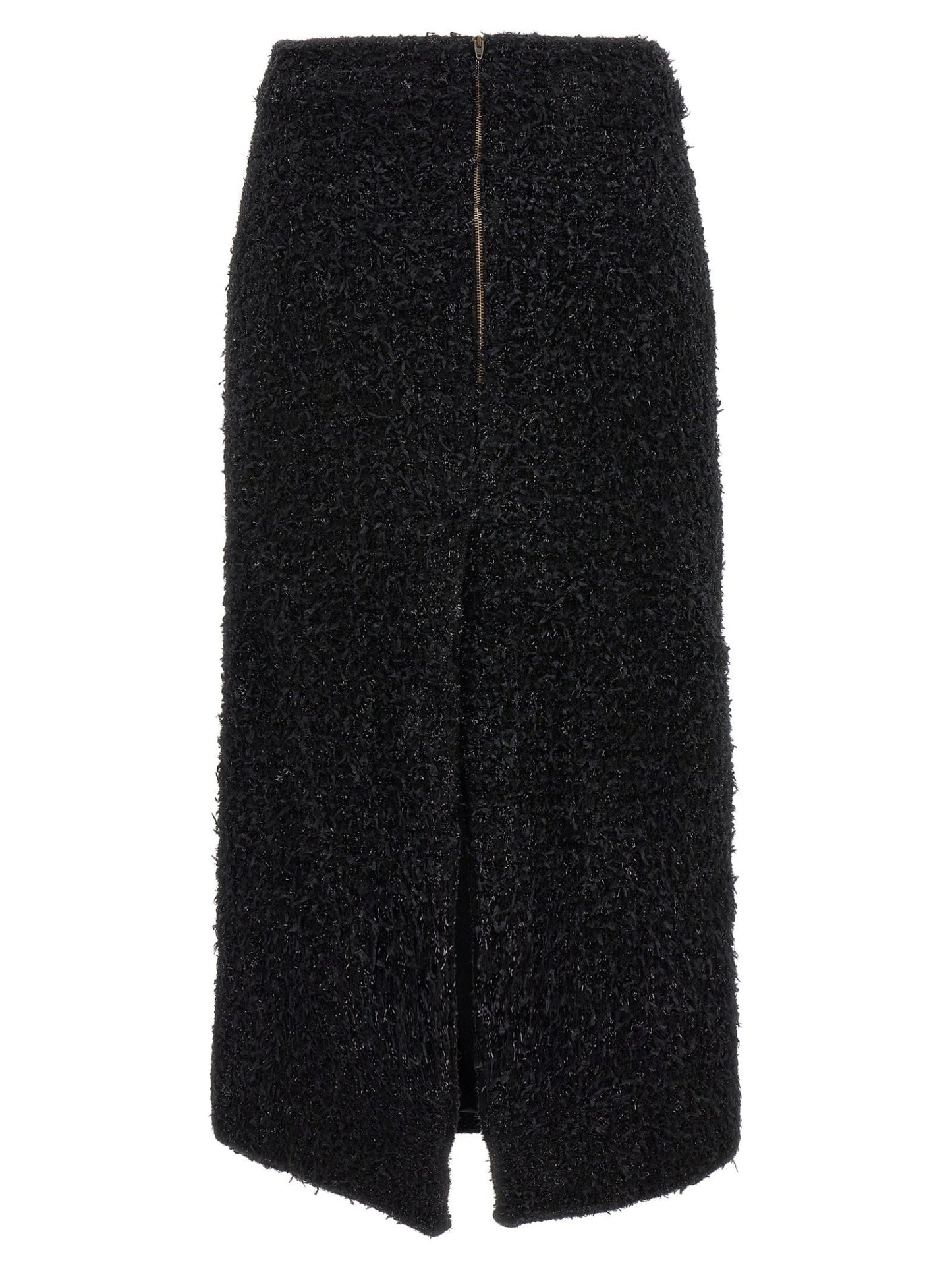 Balenciaga Black Cotton Midi Skirt - HBPS Beauty & Fashion
