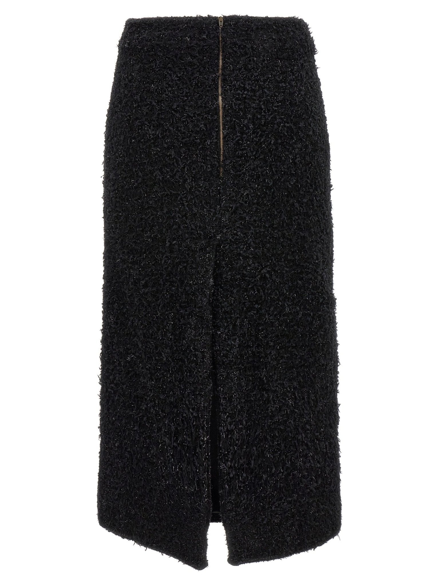 Balenciaga Black Cotton Midi Skirt - HBPS Beauty & Fashion