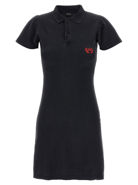 Balenciaga Black Cotton Short Dress - HBPS Beauty & Fashion