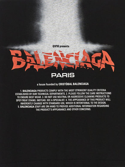 Balenciaga Black Cotton T-Shirt - HBPS Beauty & Fashion