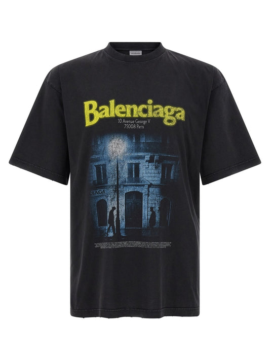 Balenciaga Black Cotton T-Shirt - HBPS Beauty & Fashion