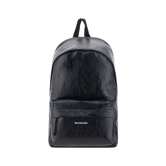 Balenciaga Black Lamb Ovis Aries Aries Backpack - HBPS Beauty & Fashion