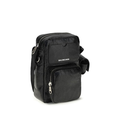 Balenciaga Black Lamb Ovis Aries Aries Shoulder Bag - HBPS Beauty & Fashion