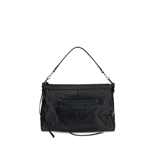 Balenciaga Black Lamb Ovis Aries Aries Shoulder Bag - HBPS Beauty & Fashion