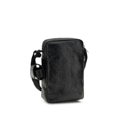 Balenciaga Black Lamb Ovis Aries Aries Shoulder Bag - HBPS Beauty & Fashion