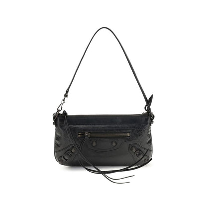 Balenciaga Black Lamb Ovis Aries Aries Shoulder Bag - HBPS Beauty & Fashion